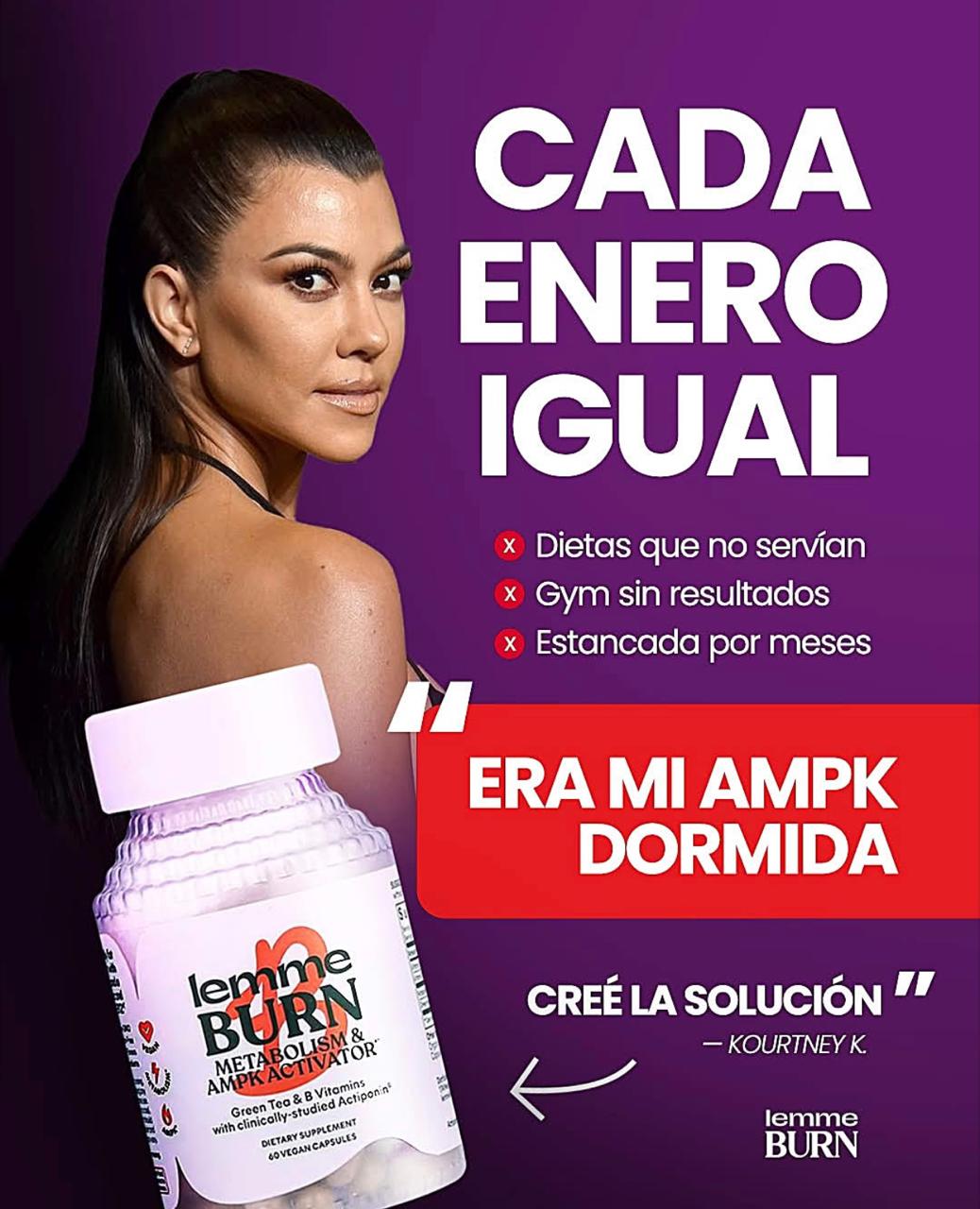 Quemador de grasa Lemme Burn 60 capsulas